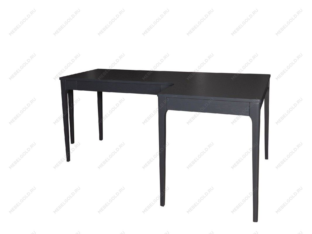 Стол письменный угловой правый Сохо (Графит)