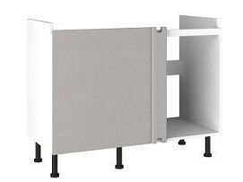 Стол под мойку угловой СМУ-120, Виста (1100*534*870) Экокожа Бежевый, 26505