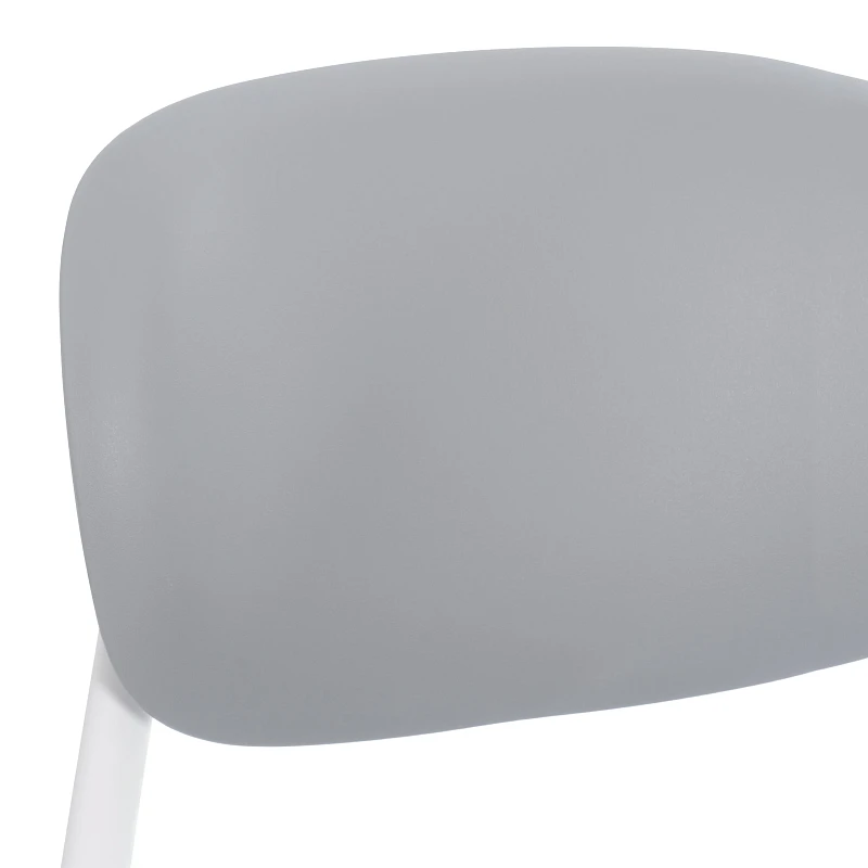 Стул ADORE (mod. XRB-1025), пластик, серый / белый (grey / white), 41 х 53 х 81,5 см | изображение 7