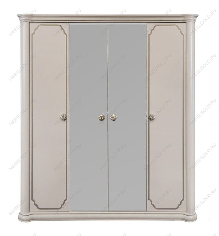 Шкаф Лали 4-дверный бежевый | изображение 1