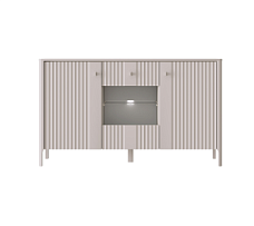 Тумба-витрина с подсветкой Далия KOM1W2D персидский жемчуг