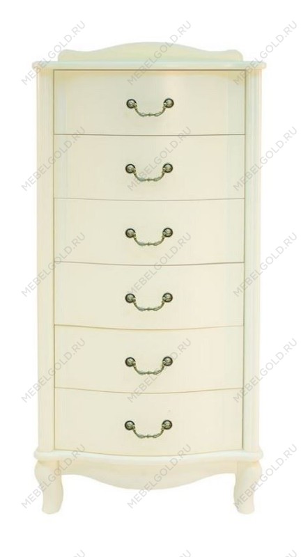Комод Джульетта узкий 6 ящ. (дуб шампань) | изображение 1