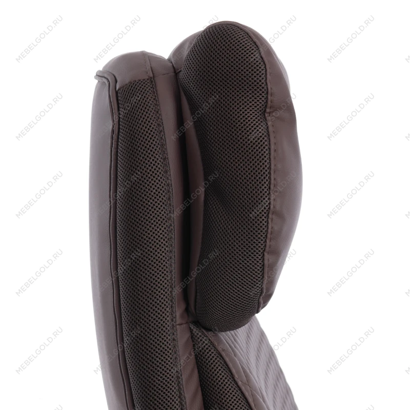 Кресло Chief metalBL, кож/зам/ткань, коричневый/коричневый стеганный, 36-36/36-36 стеганный/TW-24 | изображение 8