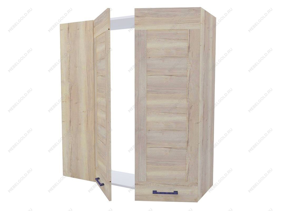 Пенал угловой ПУ-1216 (720), Дублин (1216*400*1308) Дуб галифакс белый, 21673 | изображение 1