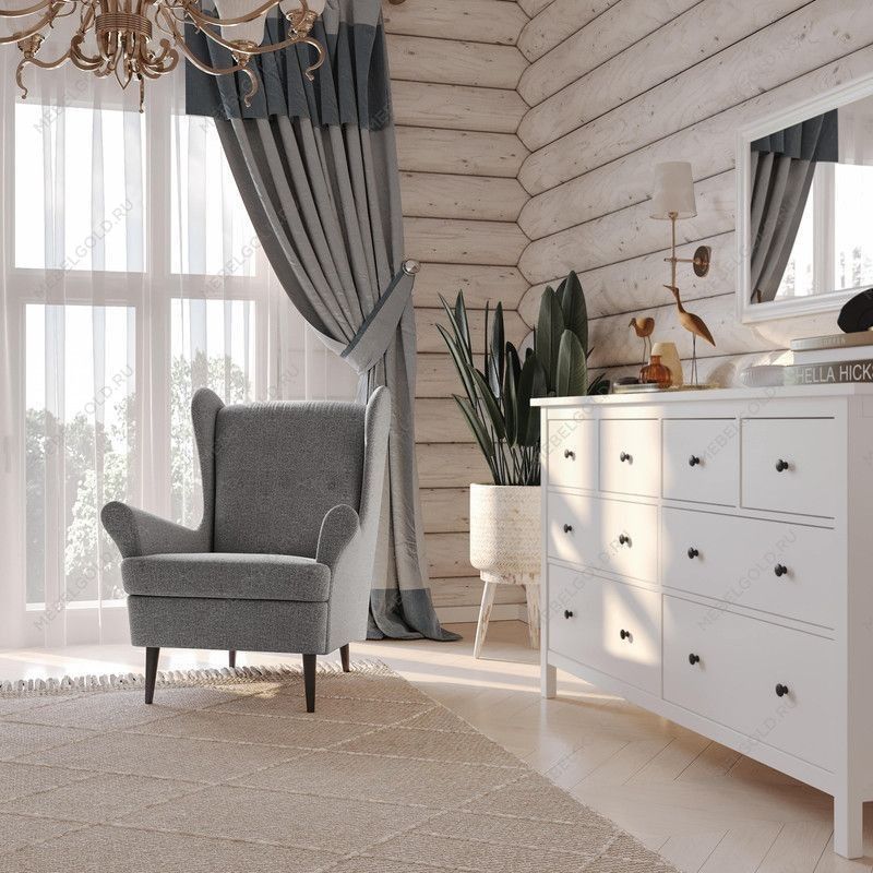 Лобня - Кресло для отдыха Вало серый, рогожка | изображение 3