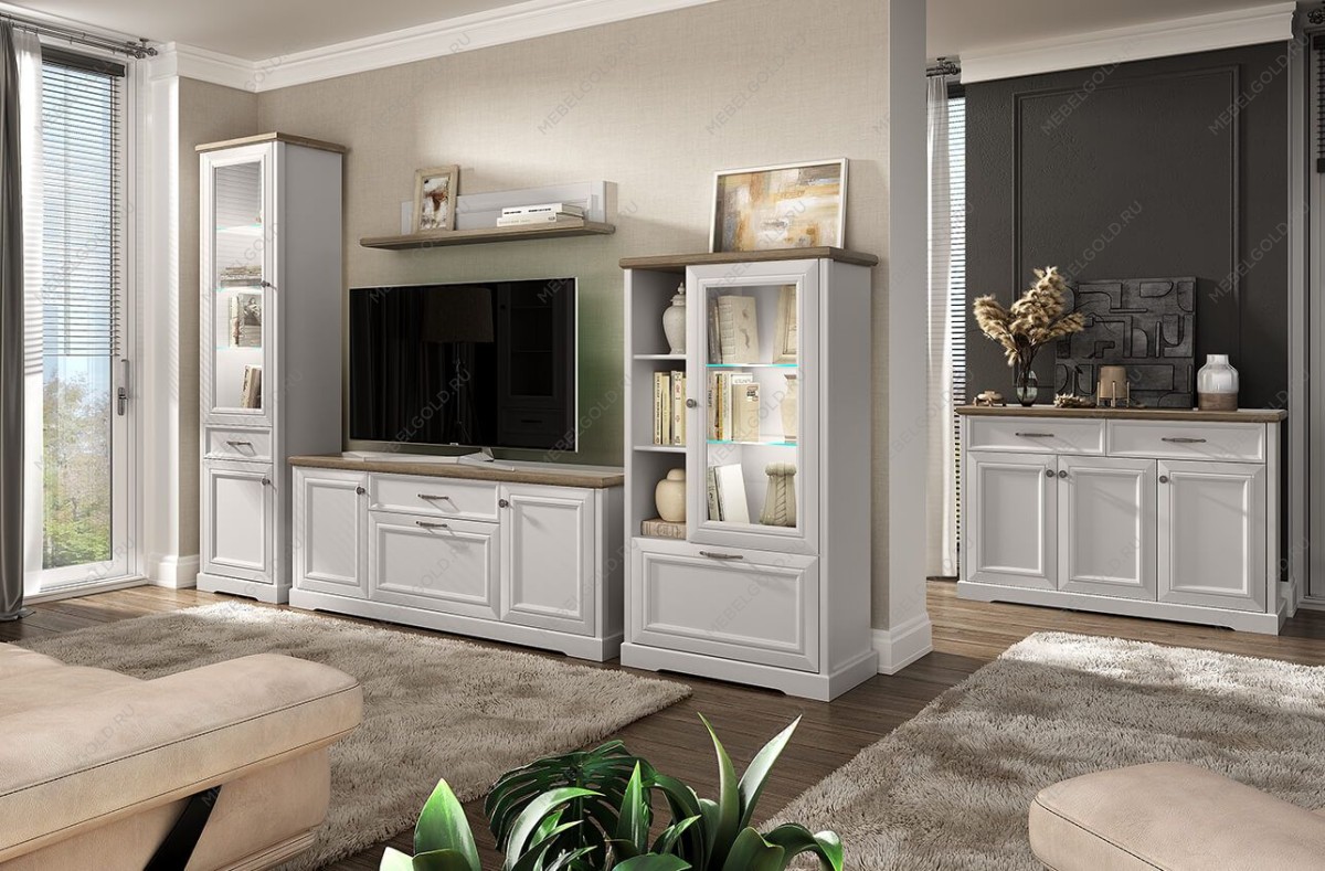 Шкаф с витриной Тоскана 1V1D1S | изображение 4