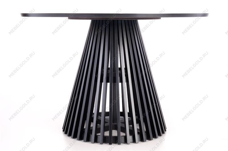 Стол обеденный Halmar MIYAKI 120 (дуб натуральный/черный) | изображение 2