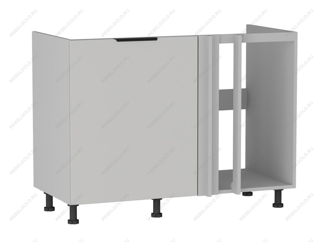 Стол под мойку угловой СМУ-120, Ватель (1100*554*820) Экокожа Белый, 23915