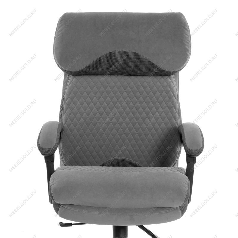 Кресло Chief metalBL, велюр/ткань, серый, 29/TW-12 | изображение 6