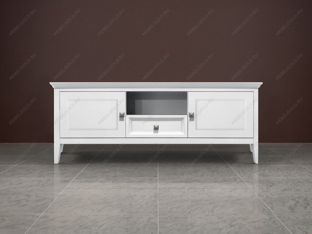 Тумба ТВ малая 1 ящик 2 дверцы Manhattan (Белый) | изображение 1