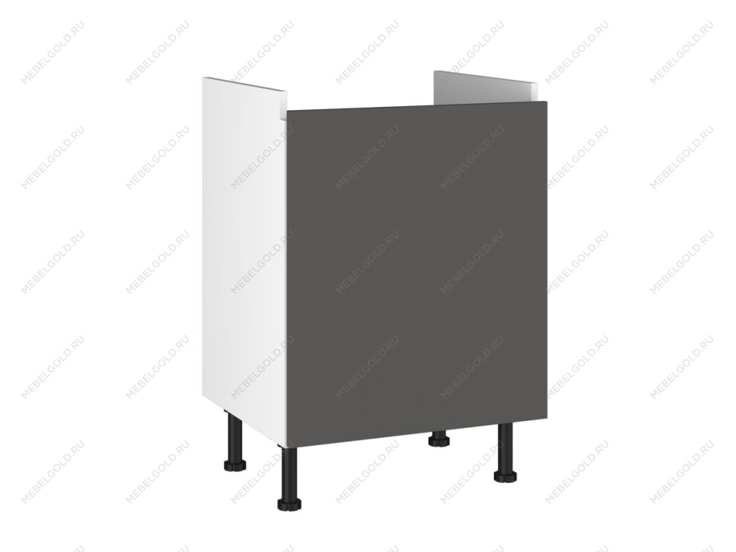 Стол под мойку СМ-60, Виста (600*520*870) Экокожа Серый, 26610