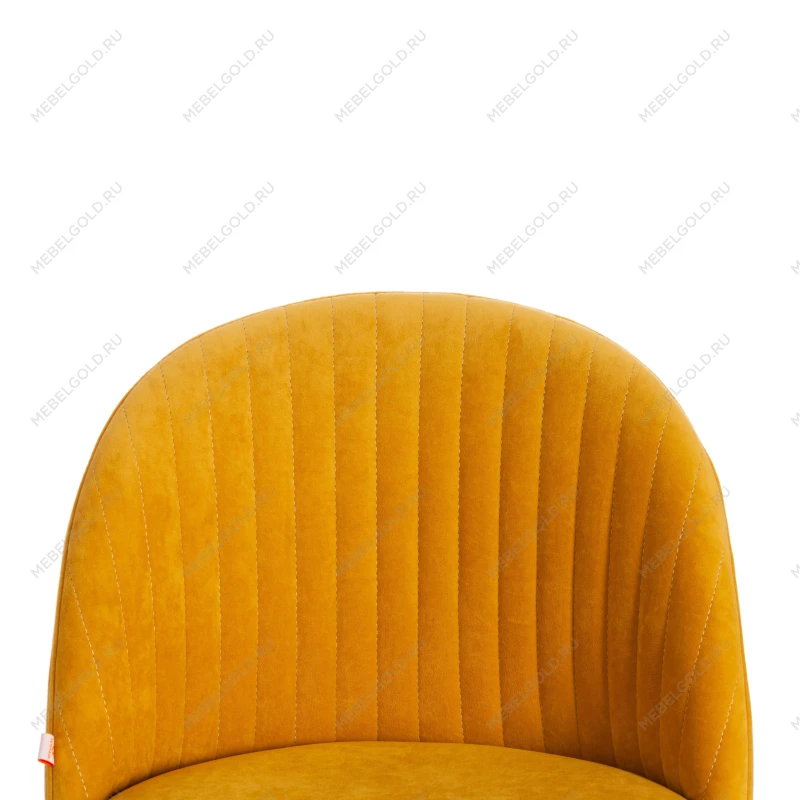 Кресло MELODY, велюр Clermon, горчичный, 170 | изображение 6