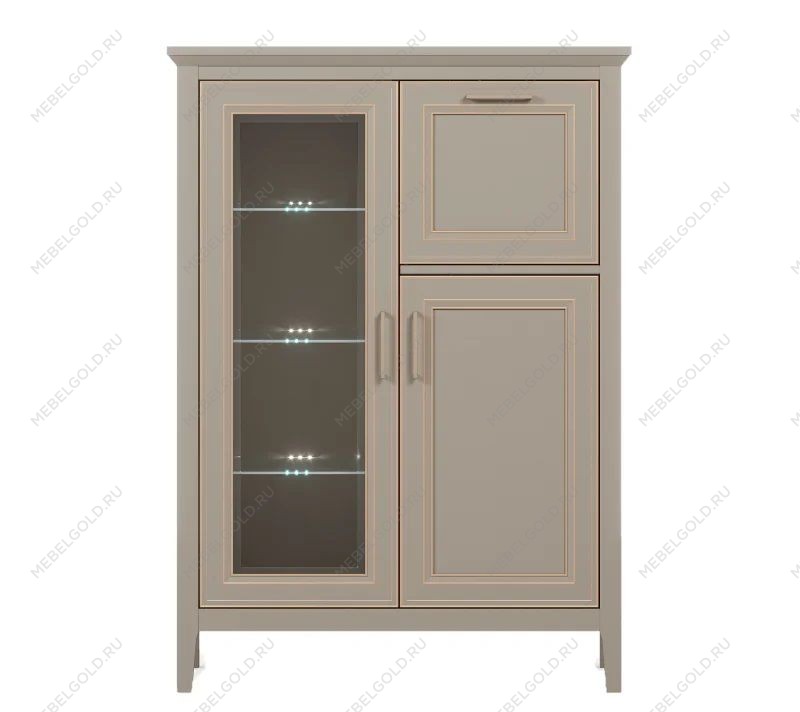 Тумба Классик KOM1W1D1B с подсветкой