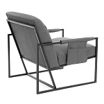 Кресло Charli LUX/Чарли Люкс, экокожа, Sharp Графит, 70х80х82 см | изображение 2