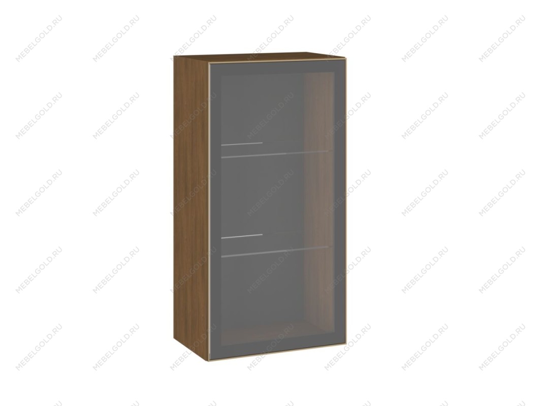 Шкаф 960 ШСТ-50, Фьюжн (500*317*960) Дуб Каселла коричневый/Золото, 27172