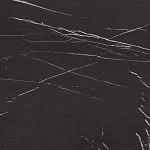 Стол обеденный FOX раздвижной, ЛДСП, 68.6x110-145x75 см, Мрамор черный/Белый | изображение 11