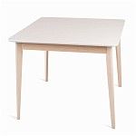 Стол Рэй-0090 (беленый дуб/белая эмаль) Квадратный | изображение 1