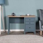 САГА стол письменный 120х56 темно-бирюзовый/ясень | изображение 4