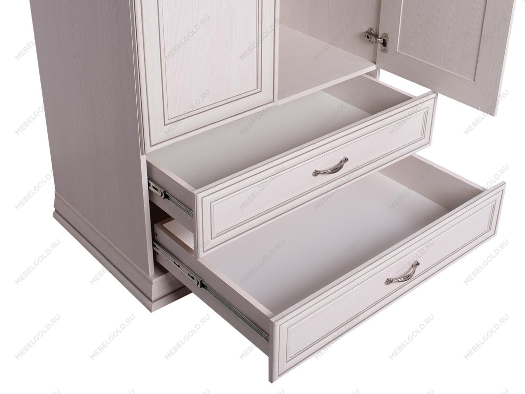 Шкаф 2-створчатый Тиффани 2DG2S вудлайн кремовый | изображение 4