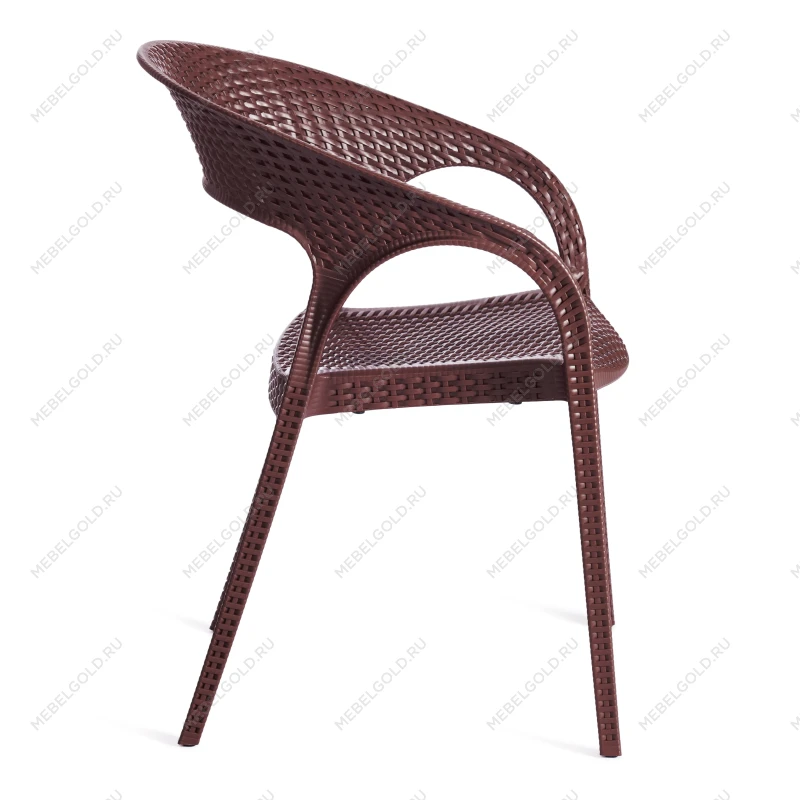 Кресло TINTO (mod. PC59), пластик,  60 х 63 х 83 см, Brown (коричневый) 14 | изображение 1