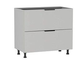 Стол с ящиками СЯ-2-90, Ватель (900*523*820) Экокожа Белый, 23924