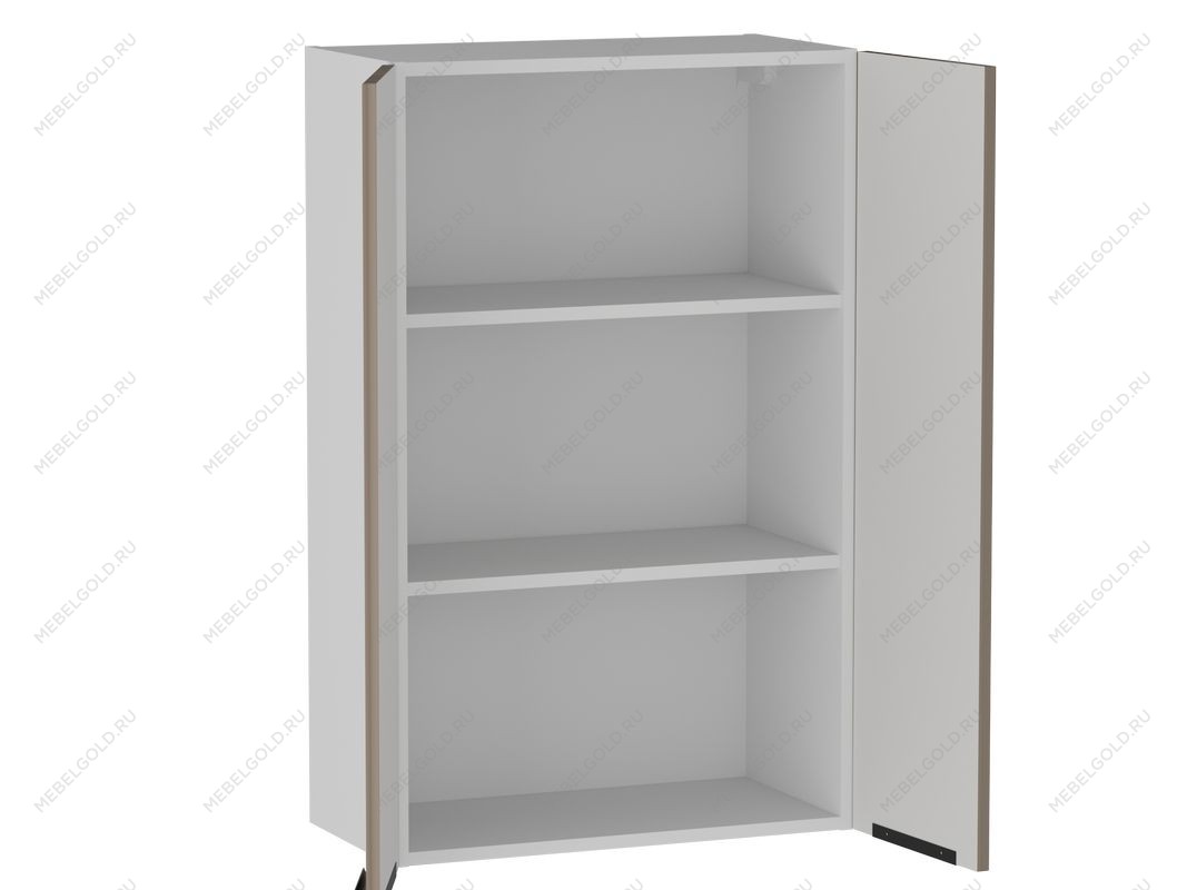 Шкаф 960 2-х дверный ШГ-60, Ватель (600*316*960) Дуб рейка темный, 23562 | изображение 1