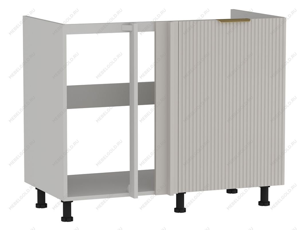 Стол под мойку угловой СМУ-110, Монза (1000*554*820) Экокожа Бежевый, 23114 | изображение 2