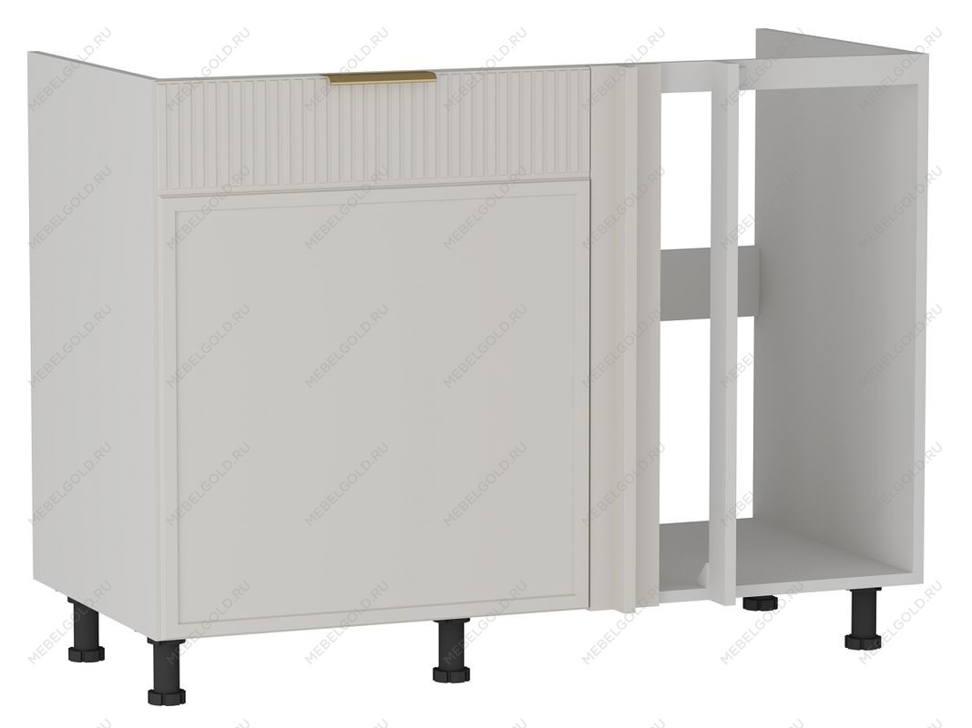 Стол под мойку угловой СМУ-120, Берта (1100*554*820) Светлый Мокко, 22923