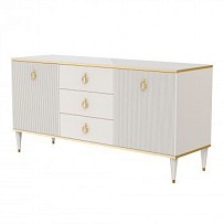 Комод для гостиной Римини СОЛО (слоновая кость золото) РМКМ-4 (s) - Выставка м. Марьина роща