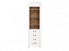 Шкаф с витриной Мальта REG1W3S