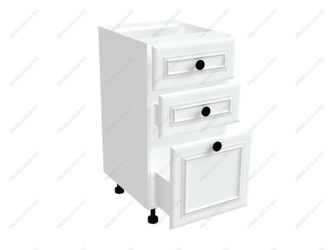 Стол с ящиками СЯ-40, Бьянка (400*470*820) Белый, 21114