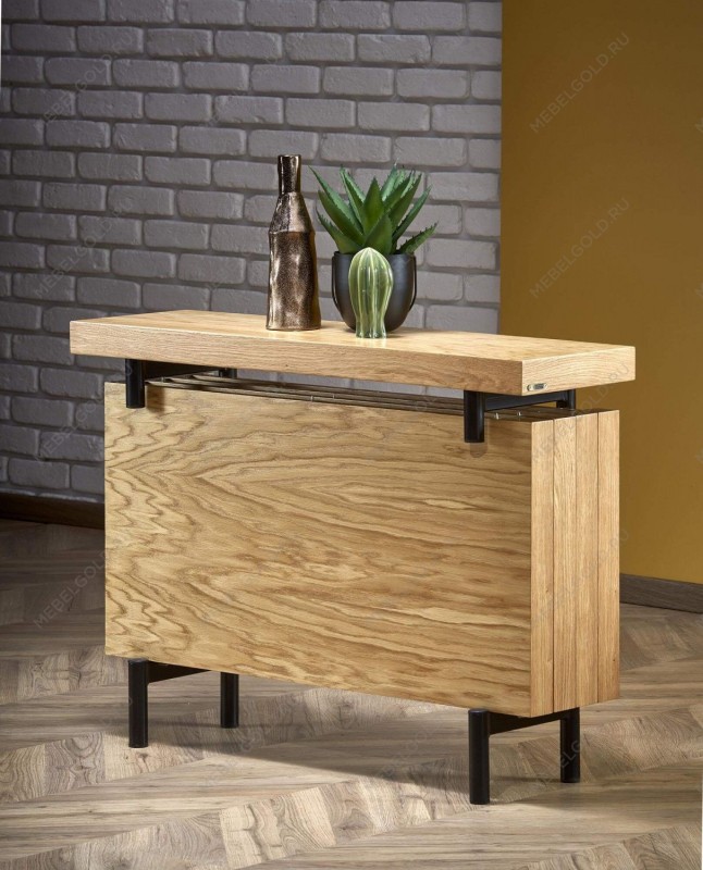 Консоль Halmar INFERNO (дуб натуральный/черный) | изображение 4