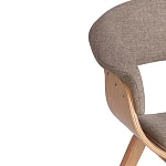 Стул VIMTA (mod.8021), дерево / ткань, 69х56х77 см, натуральный/бежевый, Aimcasa 5 | изображение 8