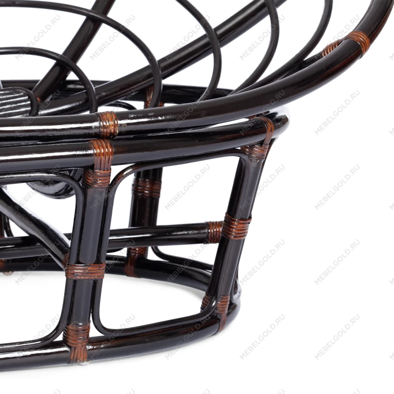 Диван MAMASAN/МАМАСАН 23/02 W/без подушки, 169х102х80 см, Antique brown (античный черно-коричневый) | изображение 6