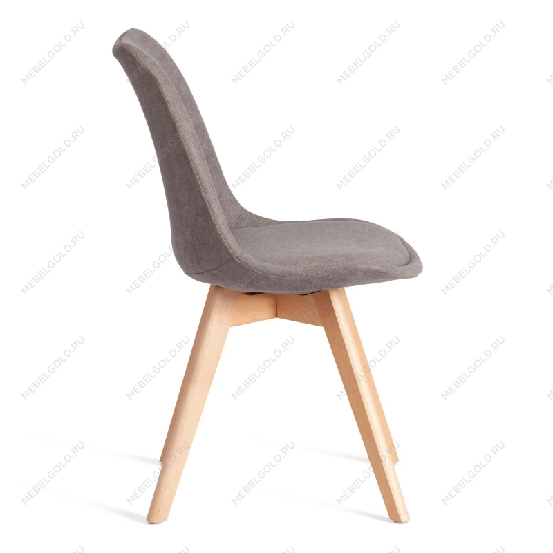Стул TULIP SOFT (mod. 053V), дерево/пластик/ткань, 49,5 x 54,5 x 84 см, Серый (Grey) LY1701-26 | изображение 1