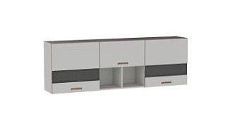 Шкаф ШСТ-180, Смарт (1800*316*600) Серый, 22618