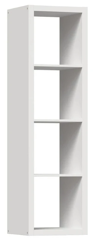 Стеллаж Фора, 4 полки, 147x42х38 см, белый