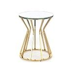 Стол журнальный Halmar AFINA S (зеркало/золотой) | изображение 1