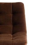 Стул полубарный CHILLY (mod. 7095пб) коричневый barkhat 11/черный | изображение 5