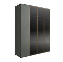 Шкаф 4-х дв. Bogemia Air (Серый/Золото) БМШ2/4(3)