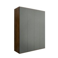Шкаф 4-х дверный Bogemia Woodline Air (Серый) БМШ2/4(0)
