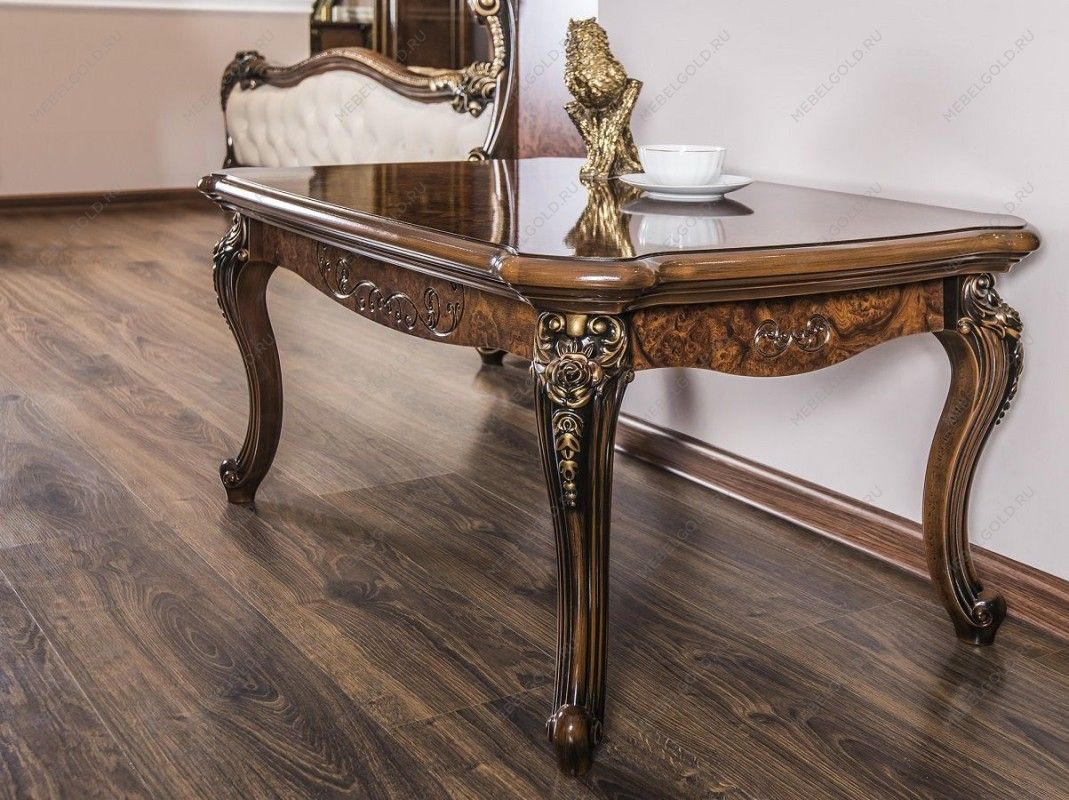 Столик прямоугольный Джоконда корень дуба глянец | изображение 4