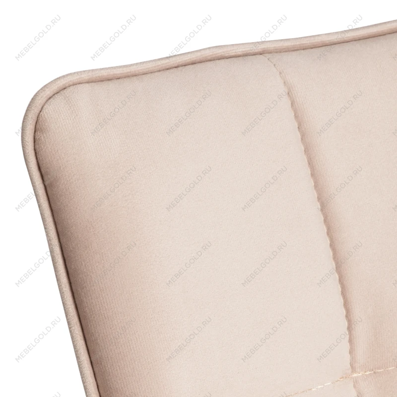 Стул обеденный Bari (2 шт. в упаковке), LT, велюр, бежевый/черный, 7, 41х55х89 см | изображение 7