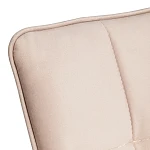 Стул обеденный Bari (2 шт. в упаковке), LT, велюр, бежевый/черный, 7, 41х55х89 см | изображение 7