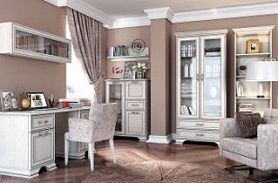 Кабинет Тиффани кремовый 1