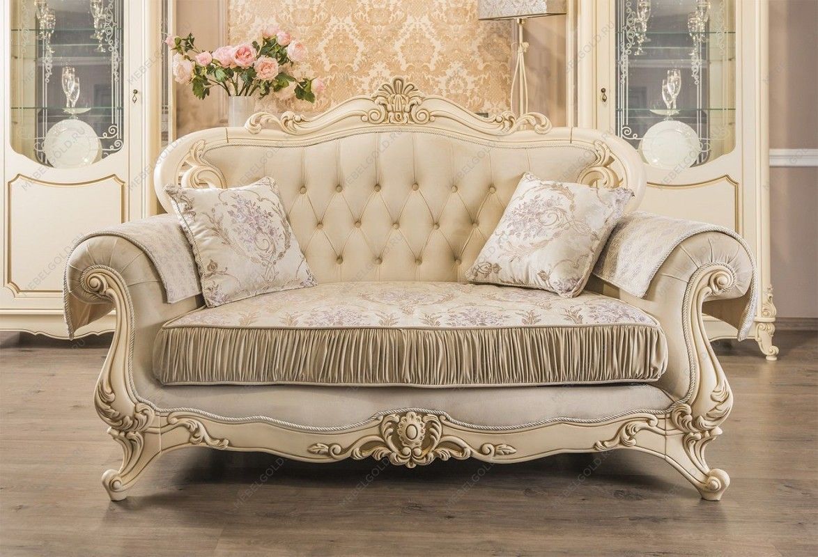 м. Римская - Диван Мона Лиза 2х местный крем | изображение 1