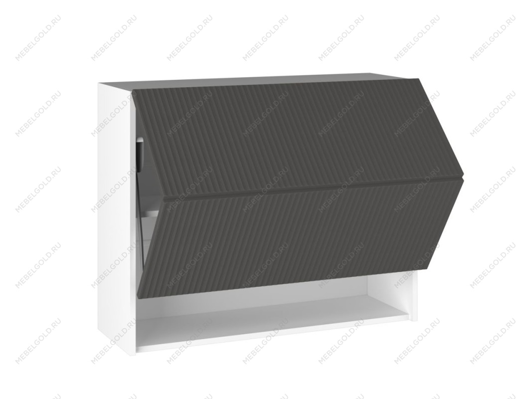 Шкаф ШГ-90СМГ, Виста (900*316*720) Экокожа Серый, 26651 | изображение 1