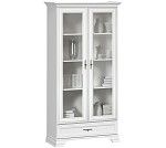 Шкаф с витриной Кентаки REG2W1S белый - Выставка Балашиха | изображение 1