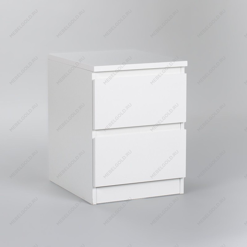 МАЛЬТА тумба ИКЕА / IKEA 2 ящика 40х54 белая | изображение 1