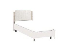 Кровать (каркас), Сиде (992*2082*964) Белый, 12934